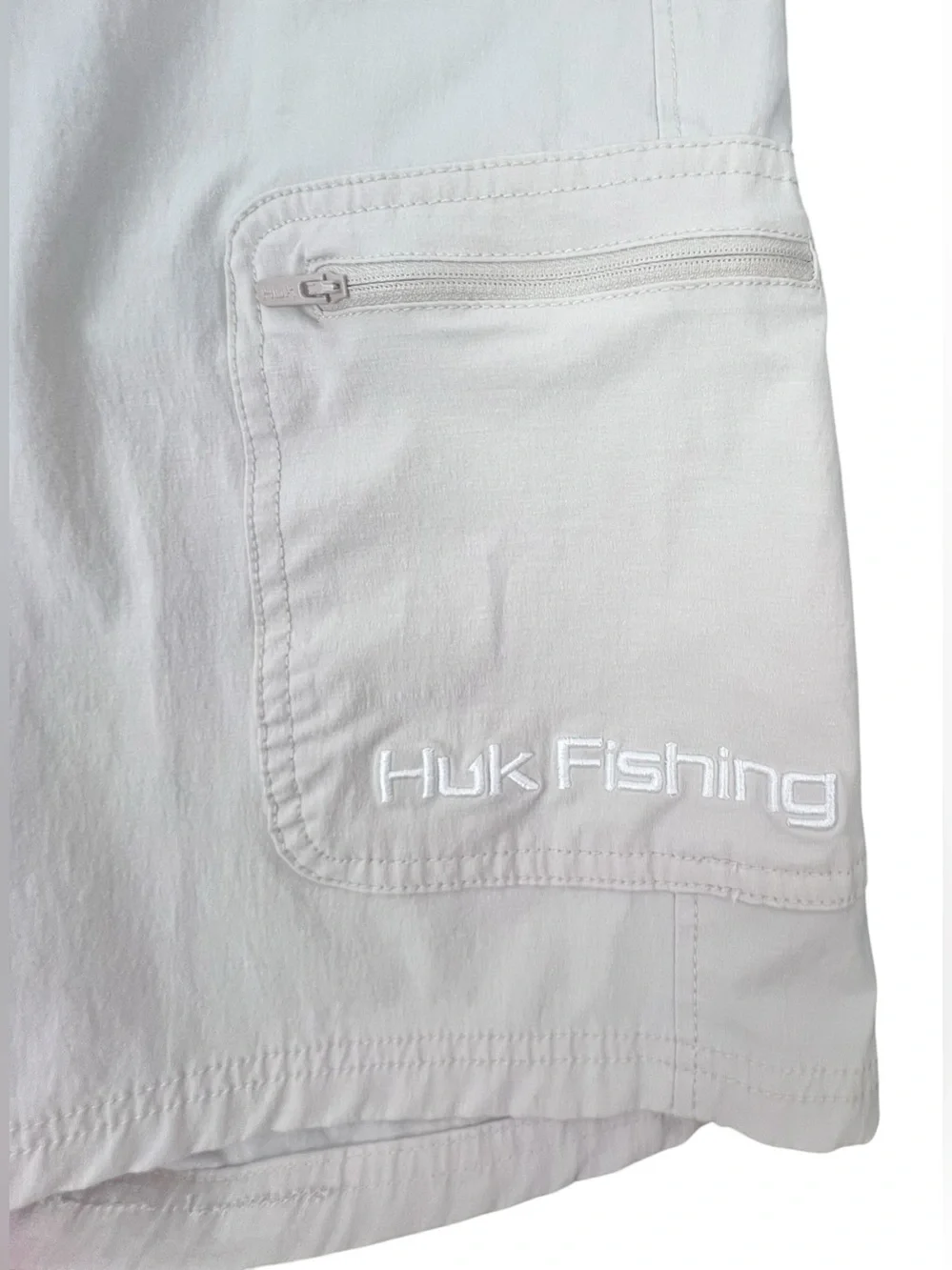 Huk Performance Fabric Fishing Shorts Men's XL Pockets Quick Dry Stretch Outdoor